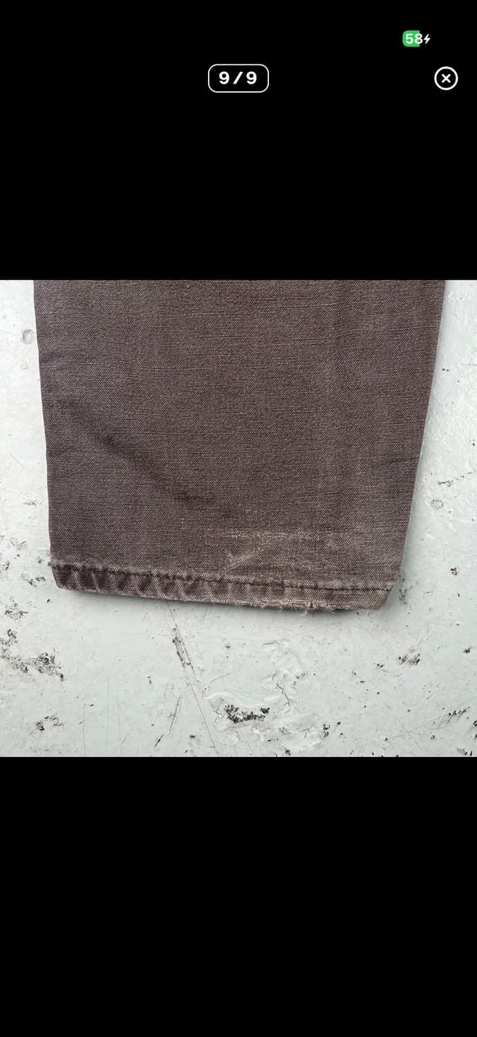 빈티지 칼하트 더블니 다크브라운 워크팬츠 B136 DKB 상품이미지9