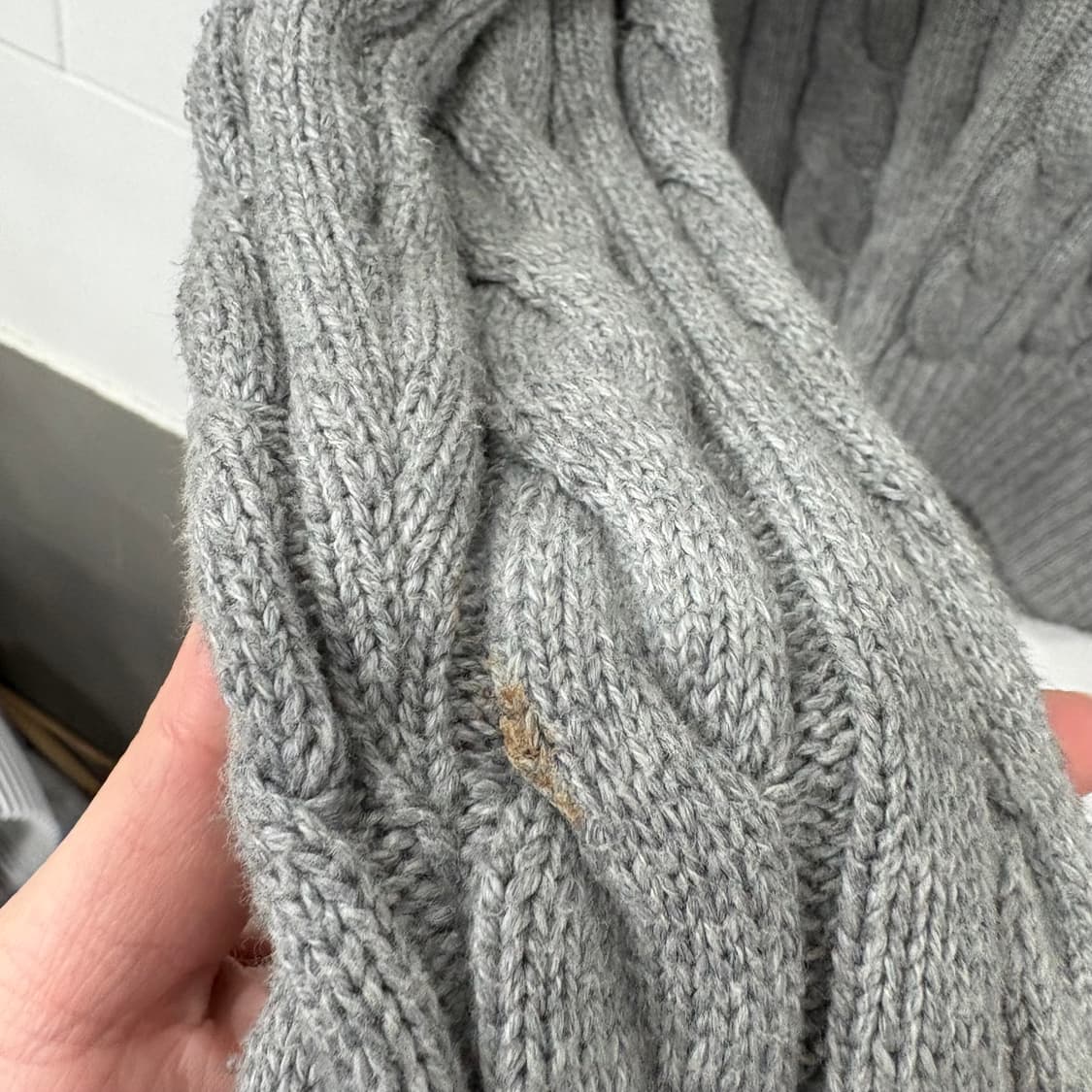 폴로 랄프로렌 꽈배기 니트 상품이미지5