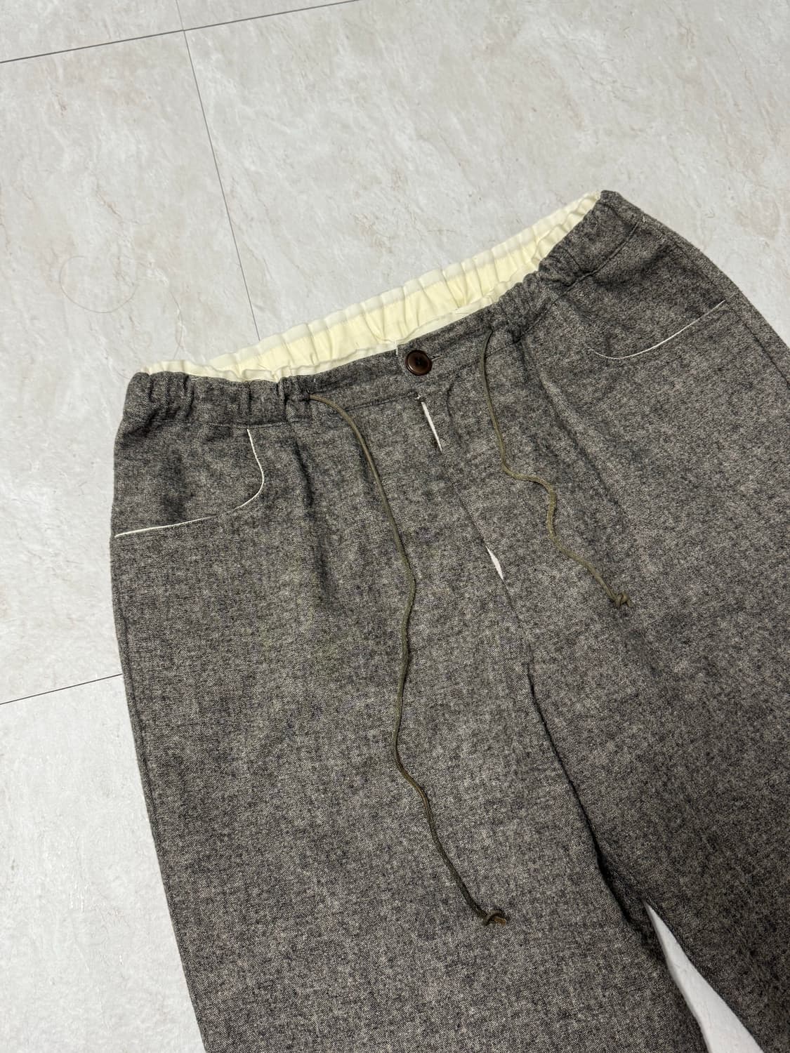 sea salt 씨솔트 울 파자마 팬츠 그레이 상품이미지3