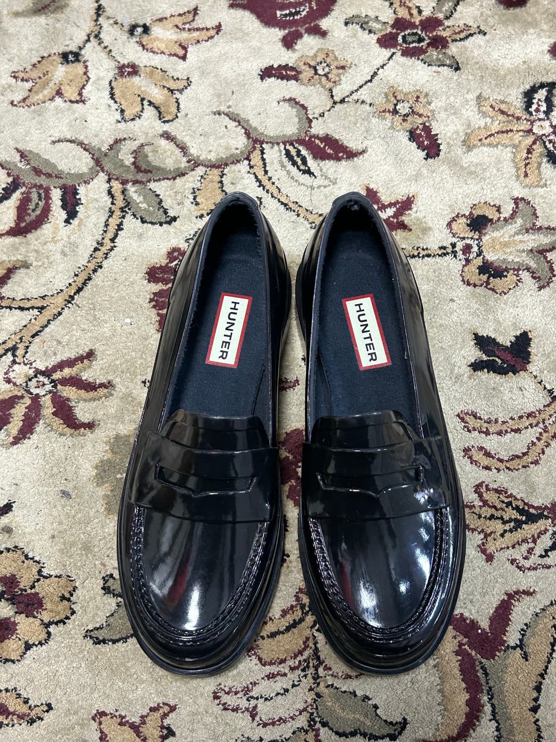 헌터 오리지널 페니 로퍼 블랙 235 상품이미지1