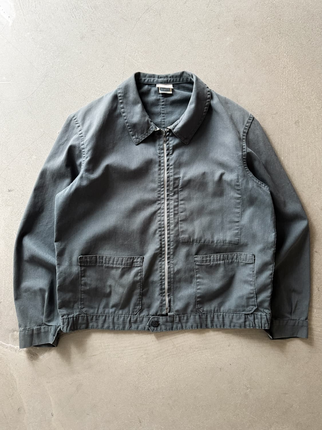 80s French Vintage Tergal Work Jacket 상품이미지4