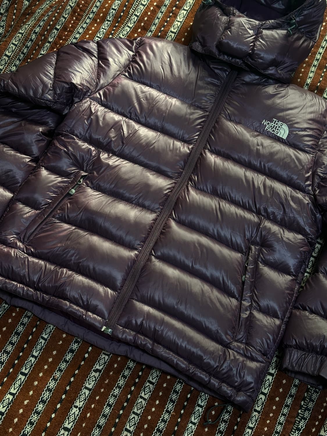 노스페이스 700 필 파카 L 퍼플 상품이미지5