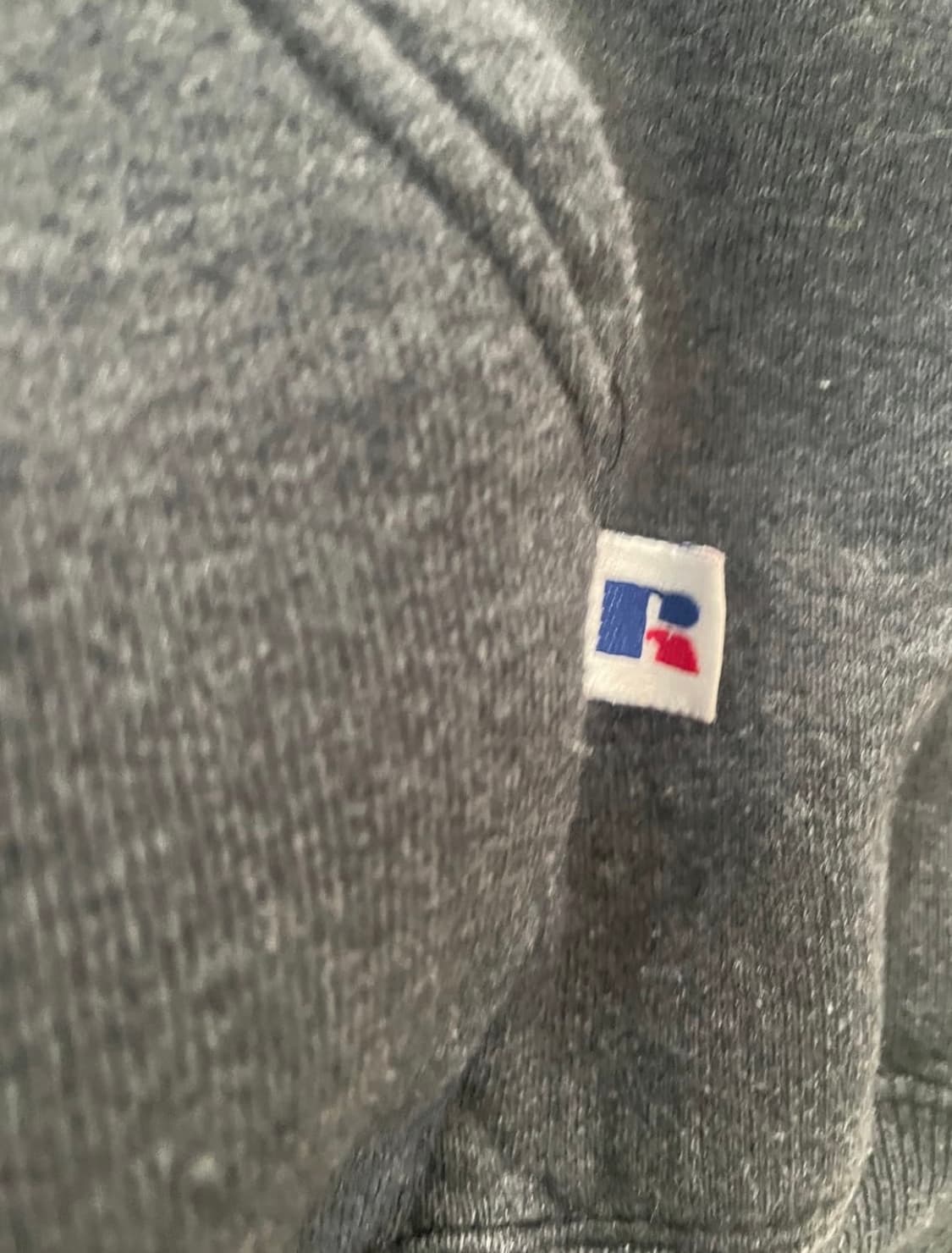 S급 90s USA 러셀 애슬레틱 후드집업 다크그레이 상품이미지2