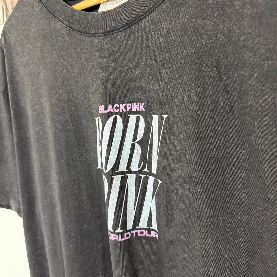 [M] 블랙핑크 BORN PINK 월드투어 티셔츠 상품이미지3