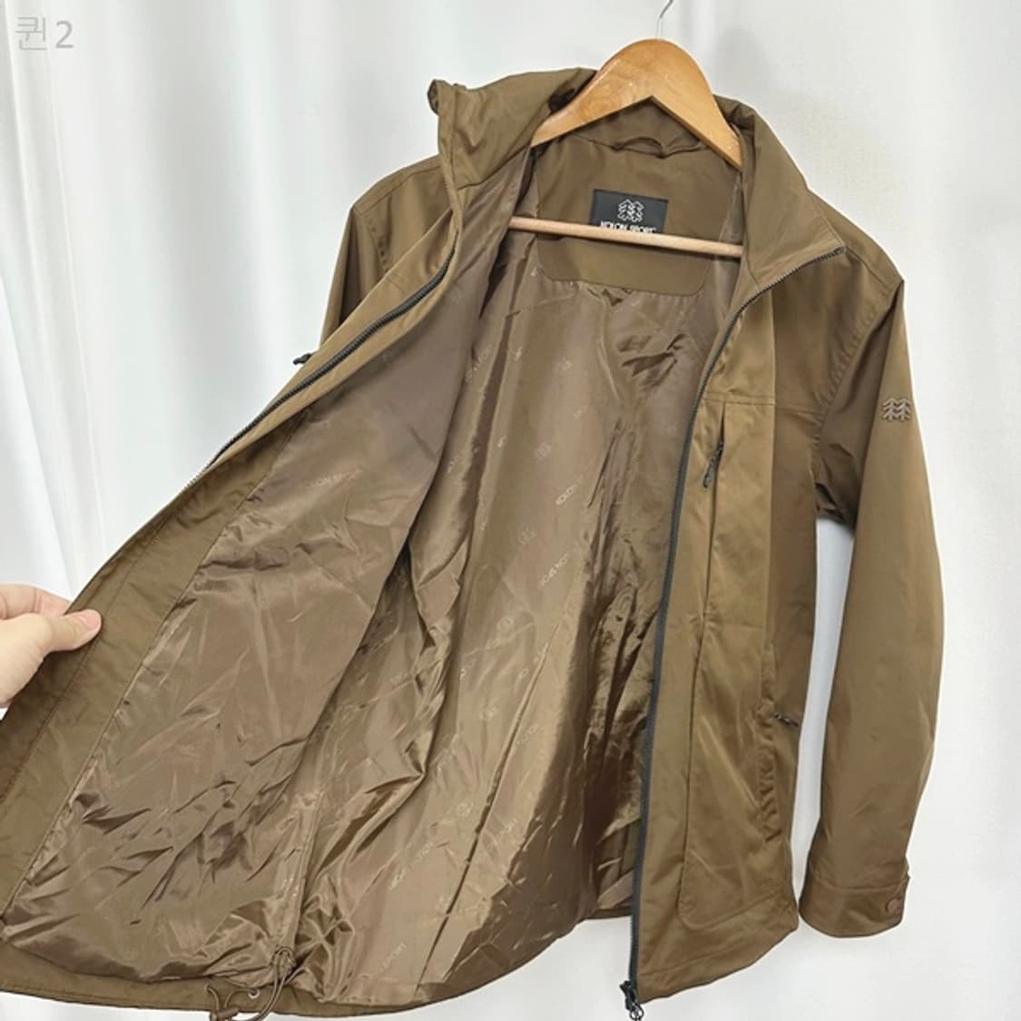 코오롱 남자 자켓 브라운 100 상품이미지10