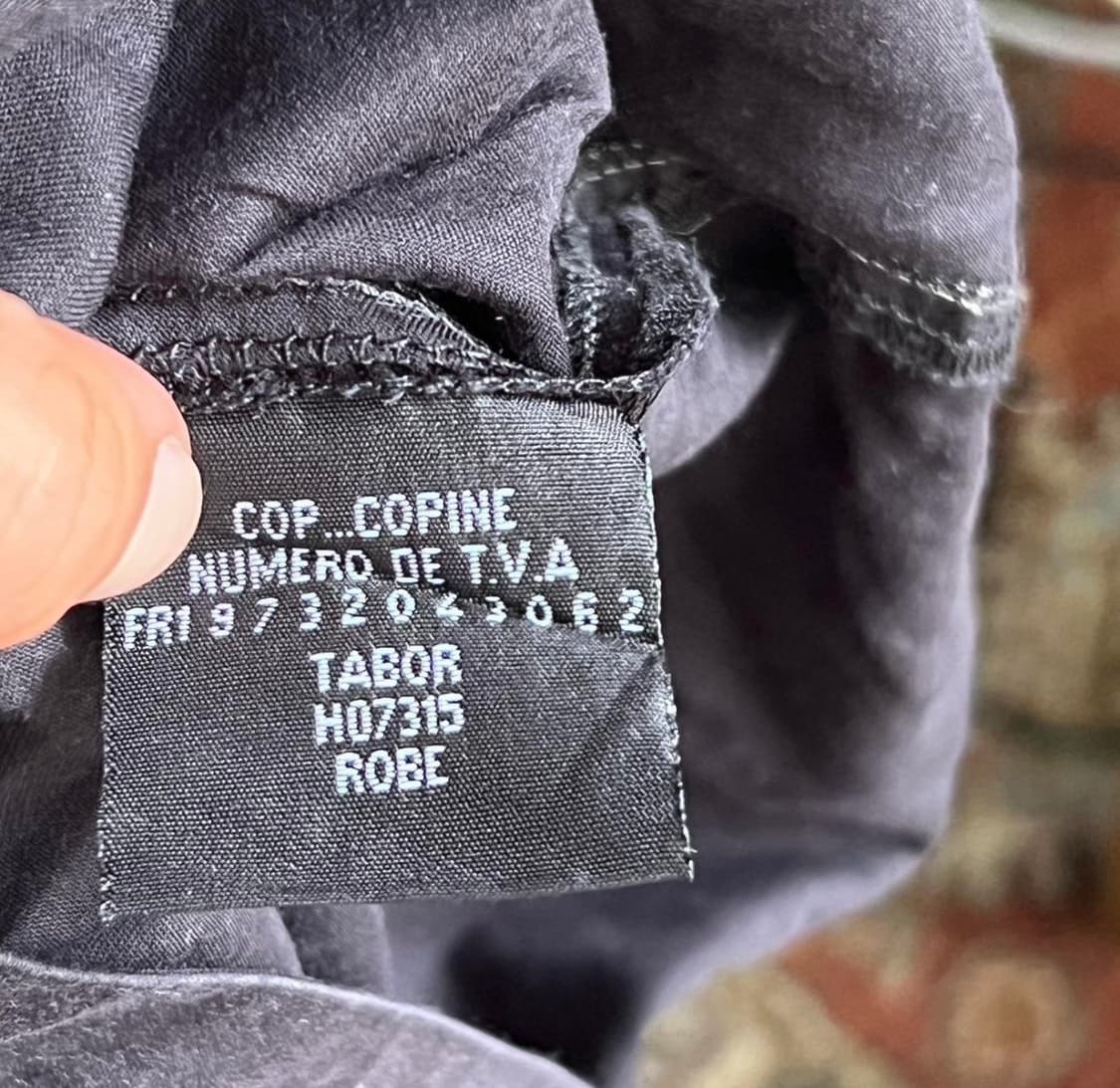 빈티지 cop copine 블랙 원피스 상품이미지8