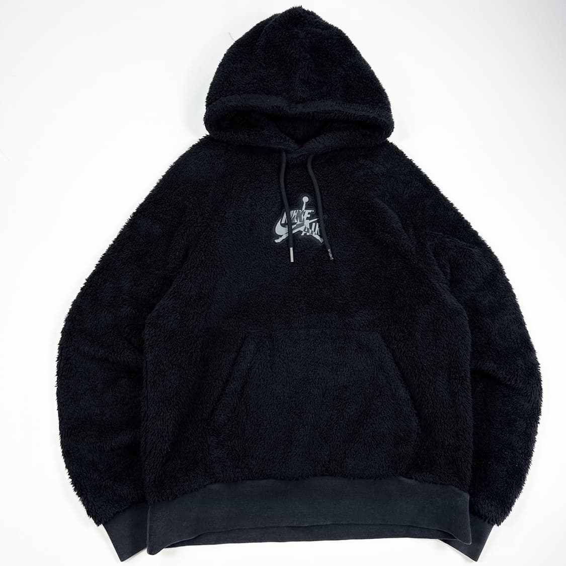 조던 에어 점프맨 블랙 후리스 후드티 (실측 L) 상품이미지2