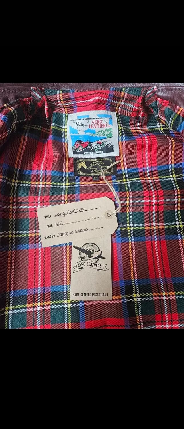 에어로레더 롱 하프벨트 코도반 44사이즈 상품이미지3