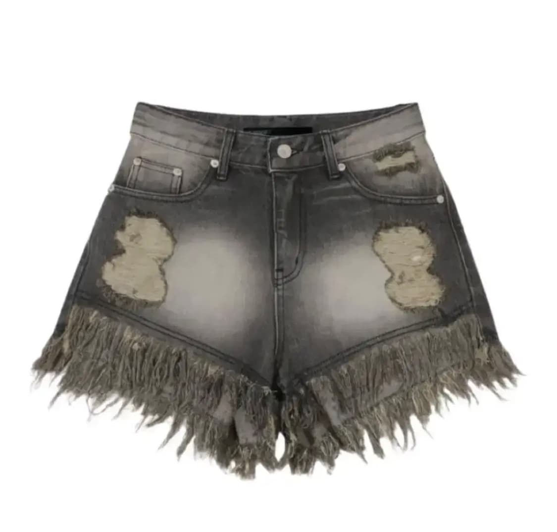 보헤미안서울 데미지 숏팬츠 상품이미지1