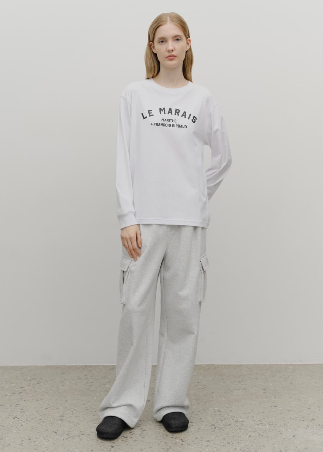 마리떼 프랑소와 저버 클래식 로고 카고 스웻팬츠 S 새상품 상품이미지2