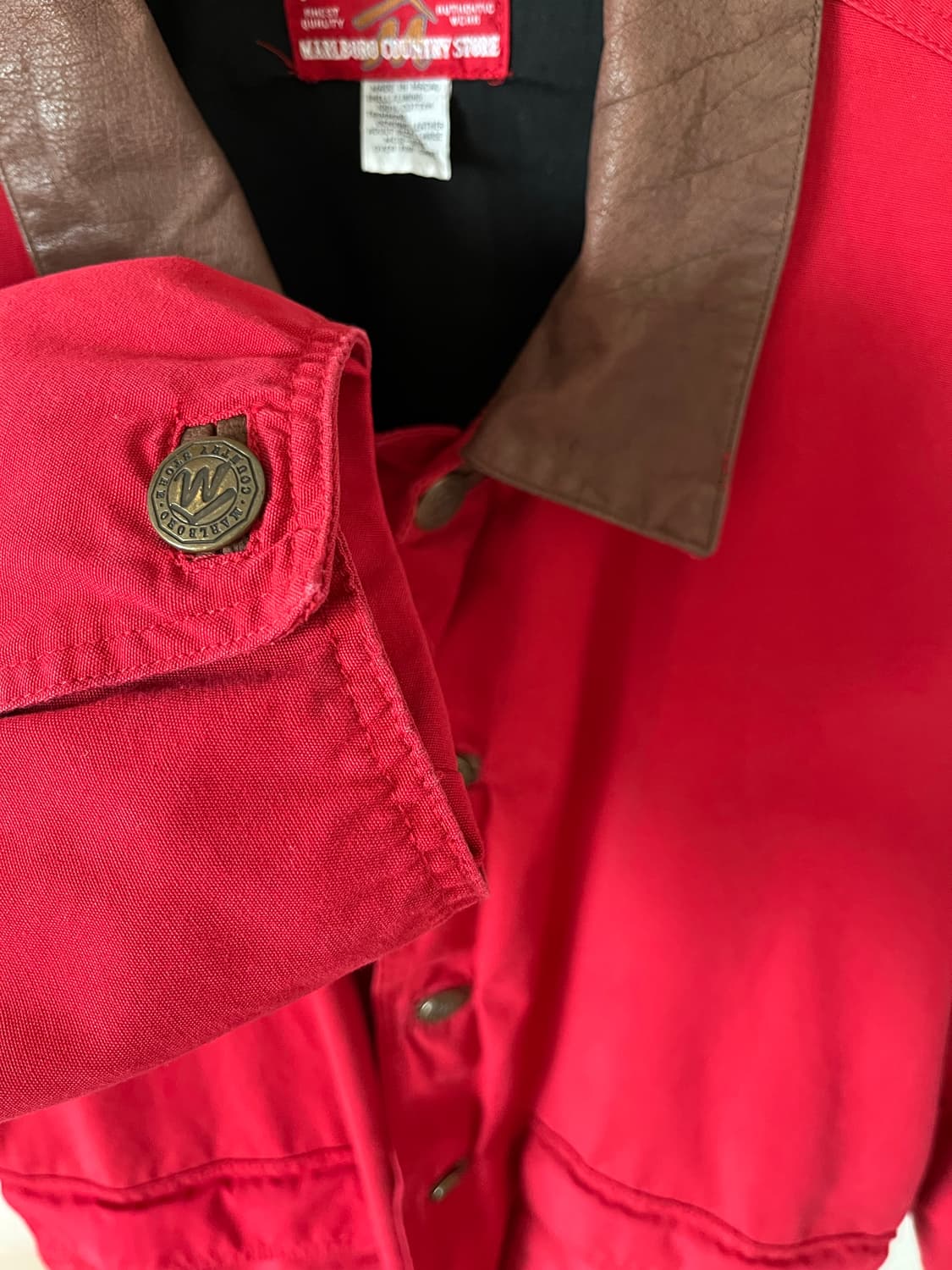 말보로 초어 코트 자켓 레드 상품이미지7