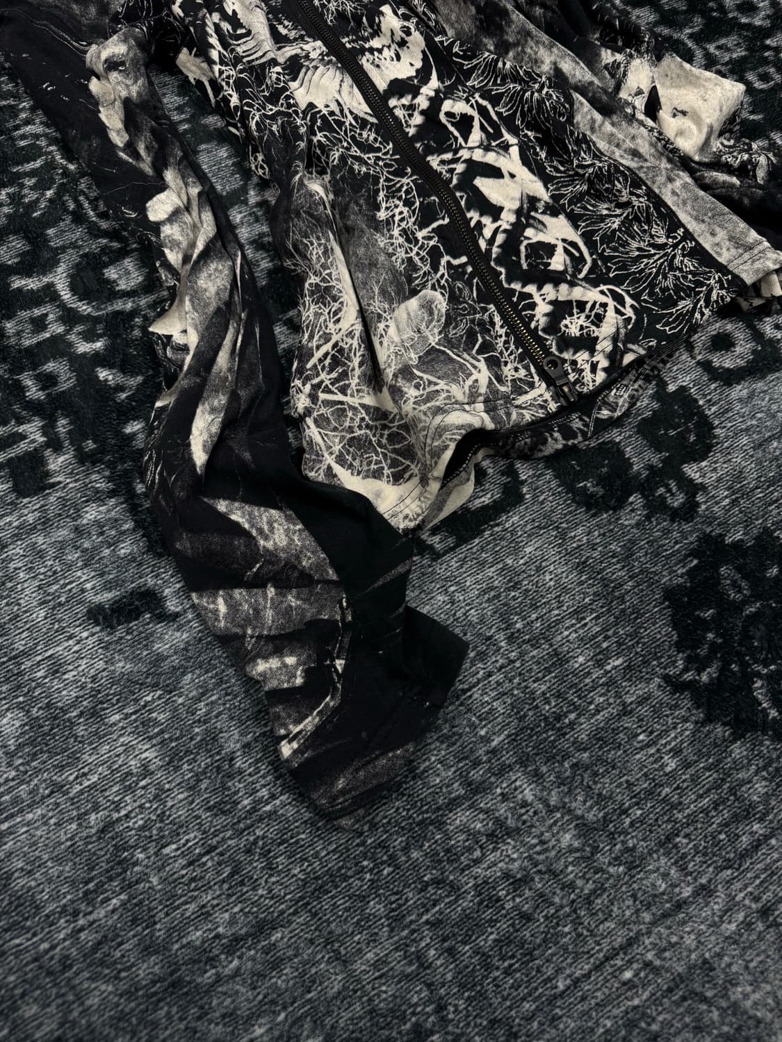 No id 00s archive dark gothic full print 상품이미지4