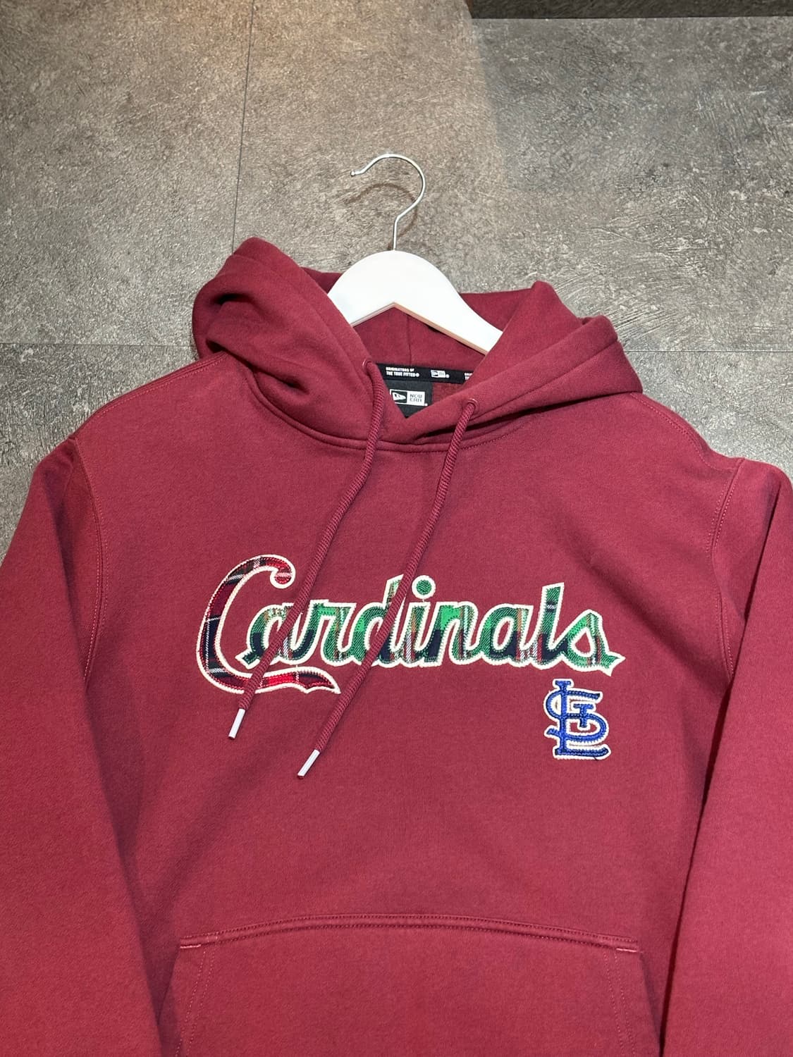 뉴에라 버건디 후드티 100사이즈 상품이미지4