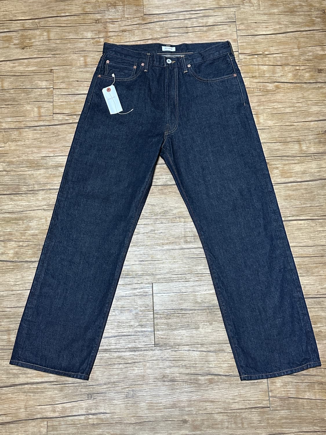 (새상품) 에브리원 셀비지 데님 인디고 2사이즈 상품이미지2