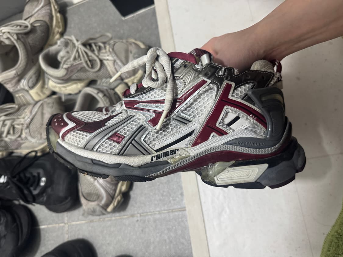 발렌시아가 뉴러너 버건디 38  상품이미지4