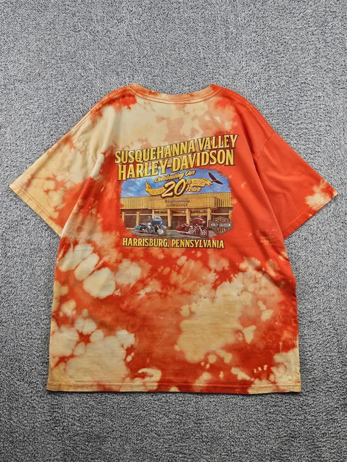 할리데이비슨 빈티지 반팔 티셔츠 다잉커스텀 ( L ) / 11924 상품이미지1