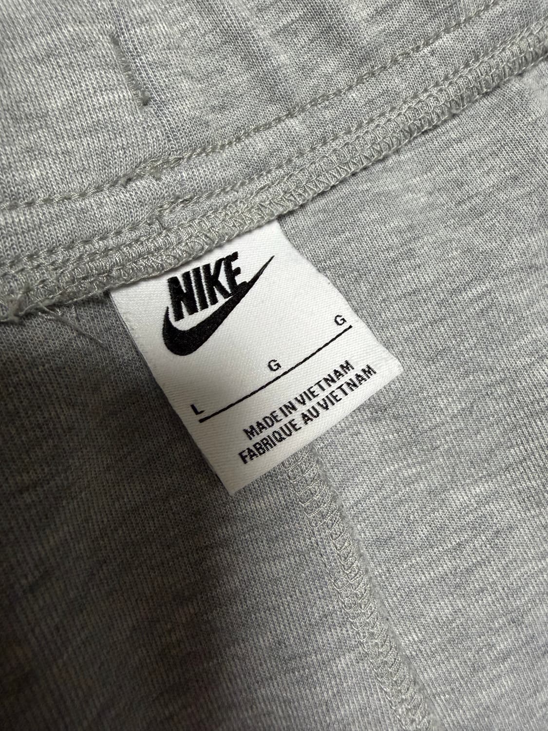 남성 나이키 테크팩 회색 세트 테크팩 상의XL,하의 L 상품이미지4