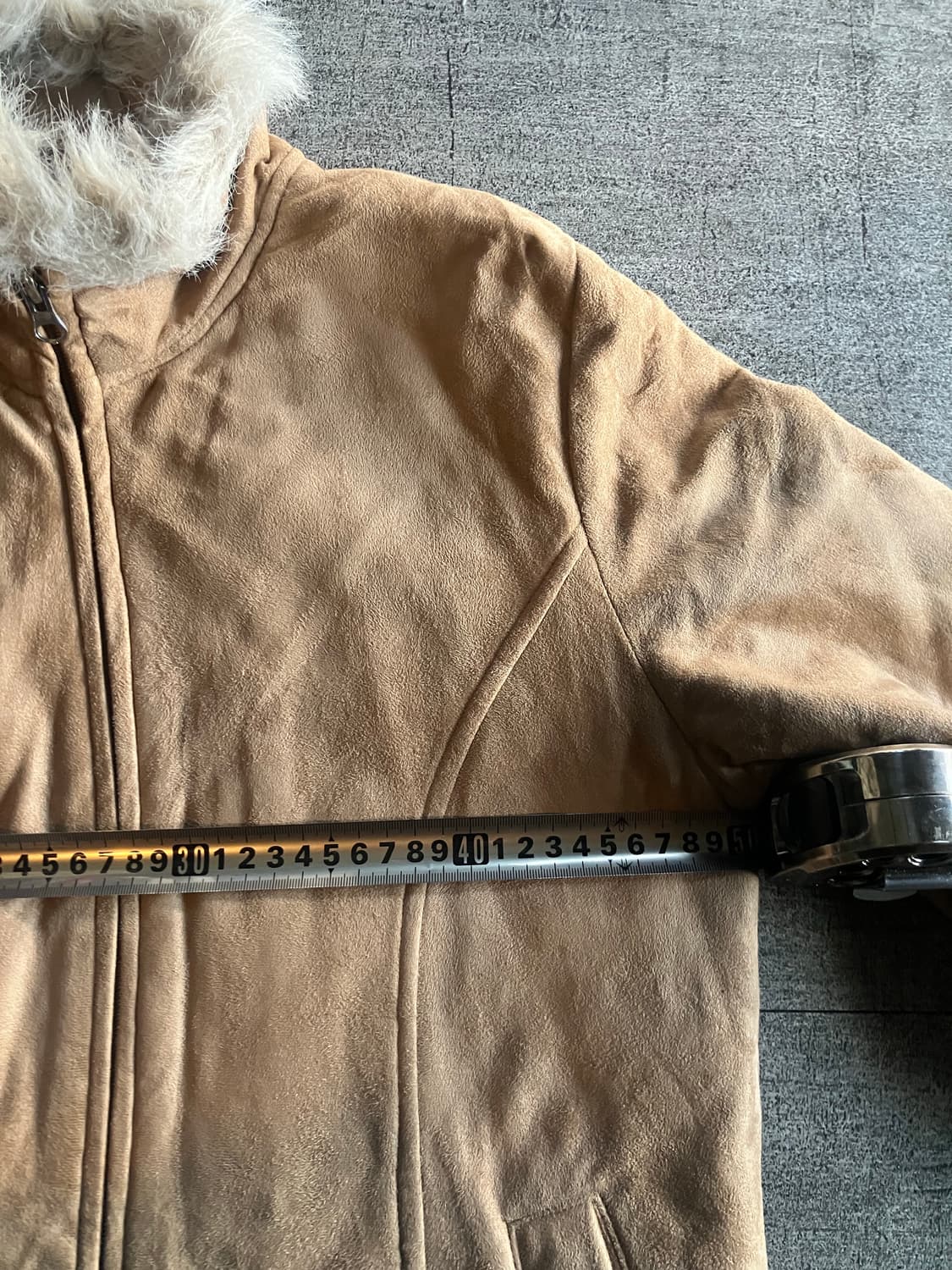 일본빈티지 Unetdemi 보헤미안웨스턴 모리너드 혁오풍 무스탕자켓 상품이미지2