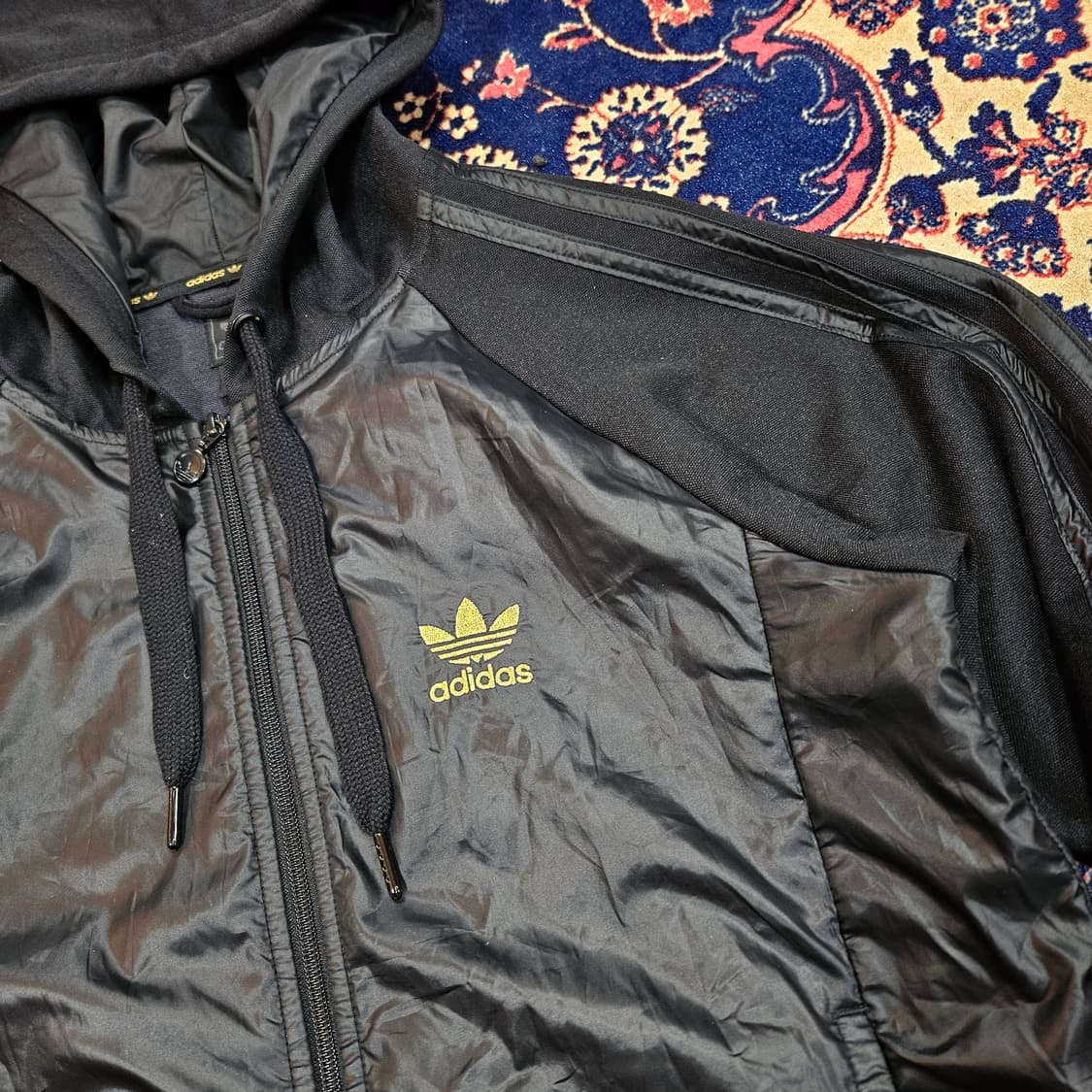 아디다스(Adidas) 00's 올드스쿨 골든 파이어버드 유광 후드 집업 상품이미지2