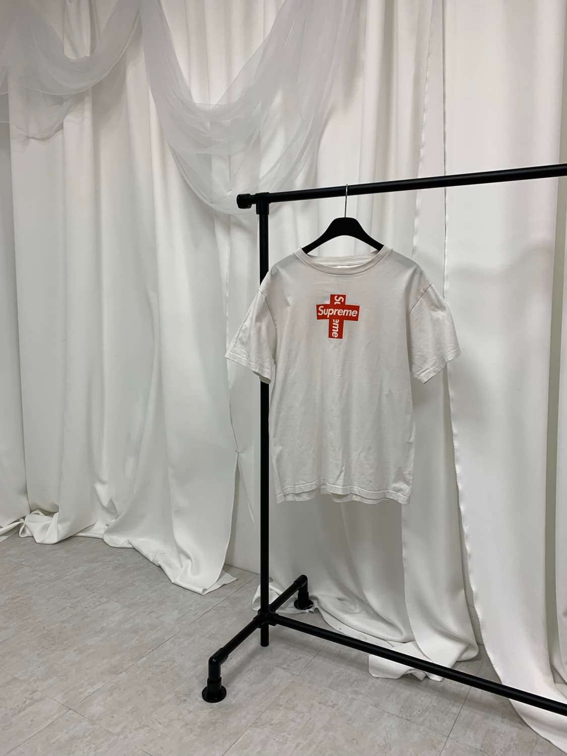 Supreme Cross Logo T-Shirt 상품이미지2
