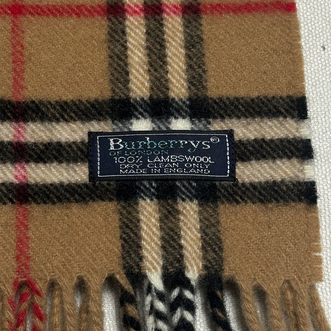 OS 버버리 노바체크 램스울 머플러 상품이미지3