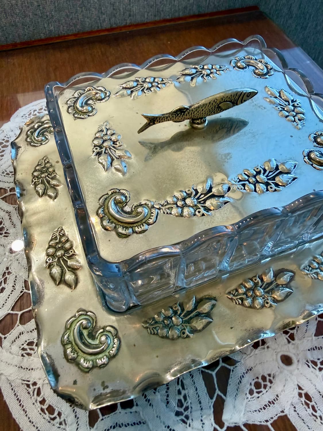 빈티지 EPNS 실버플레이트 정어리 디시 (Sardine Dish) 세트 상품이미지3