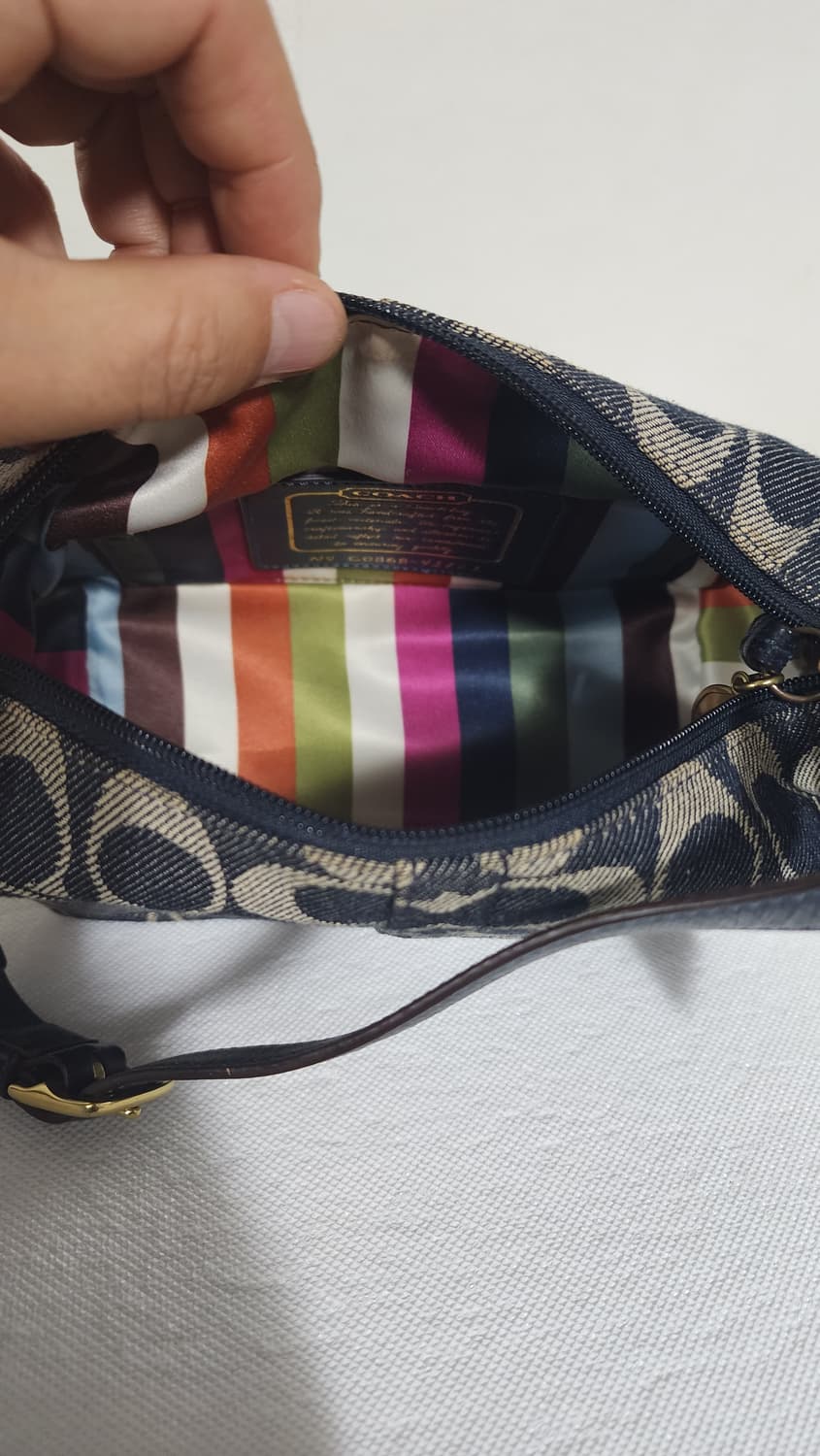 코치 데님 시그니처 미니백 상품이미지8