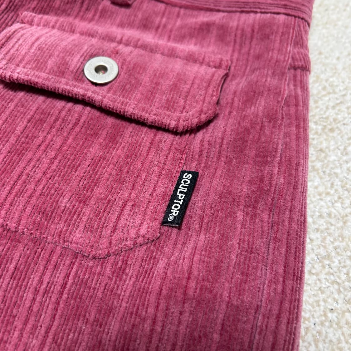 Sculptor Pink Corduroy Long Pants 상품이미지3