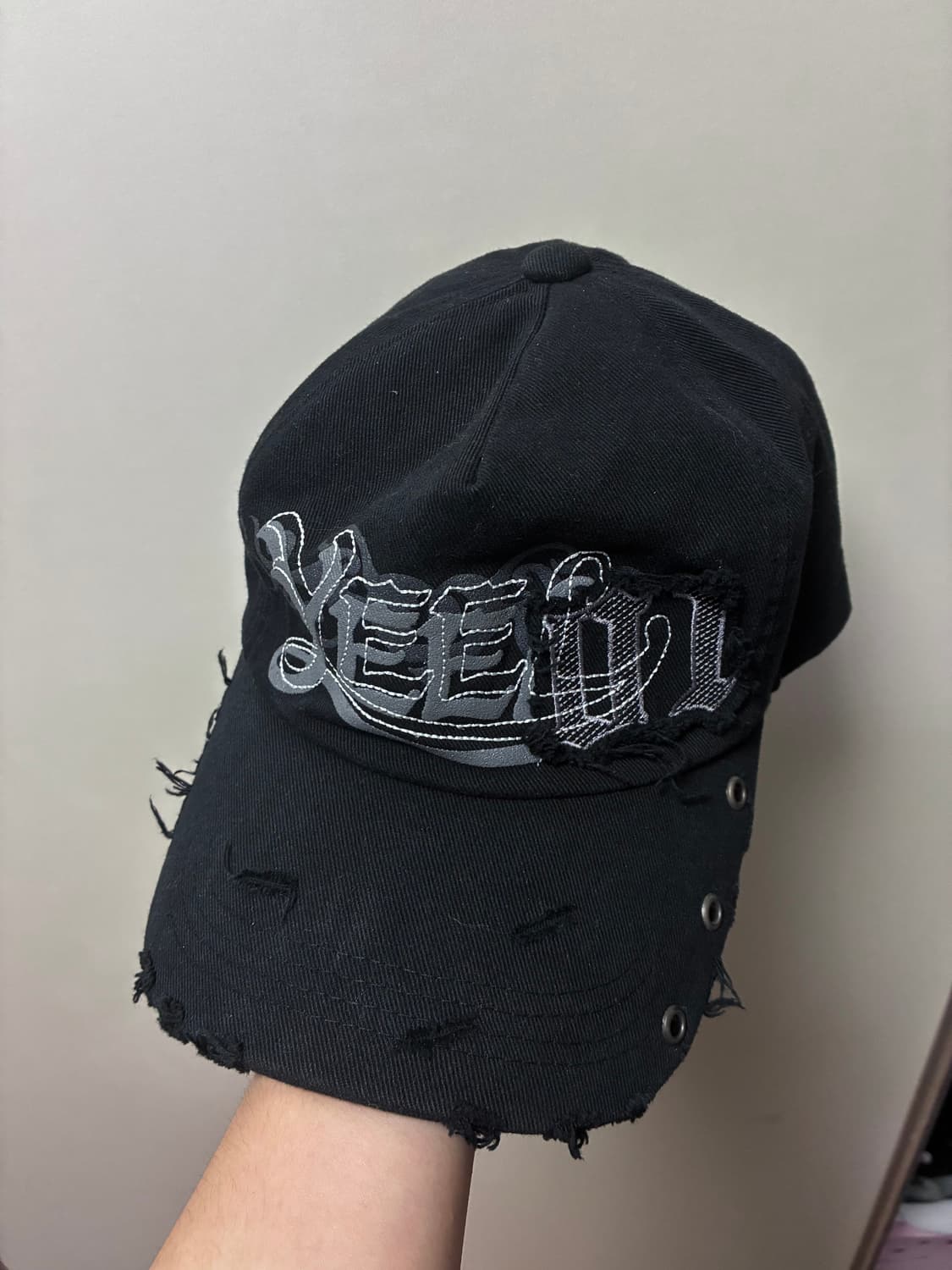 와이이이엘 DESTROYED VINTAGE BALL CAP 상품이미지2
