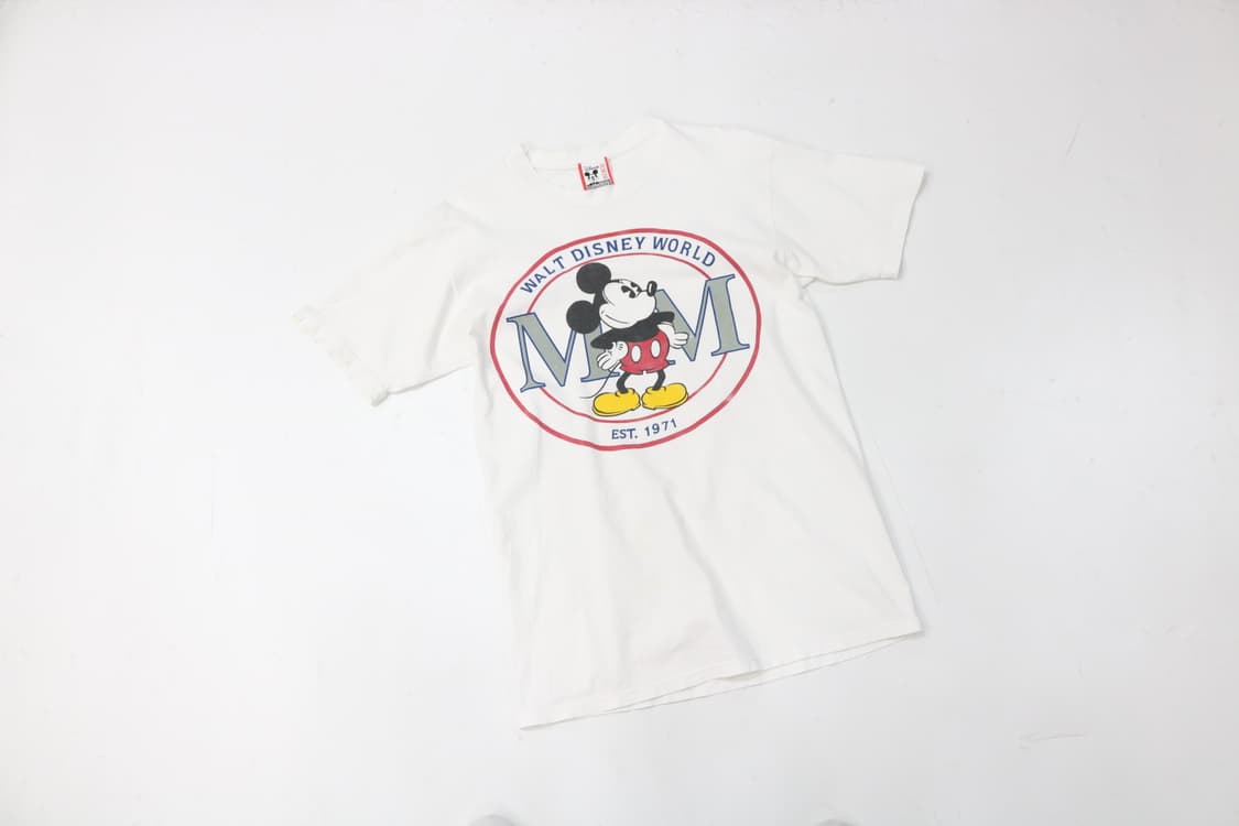 Disney 디즈니 빈티지 월트 디즈니 월드 미키 마우스 반팔티셔츠 (M 상품이미지2