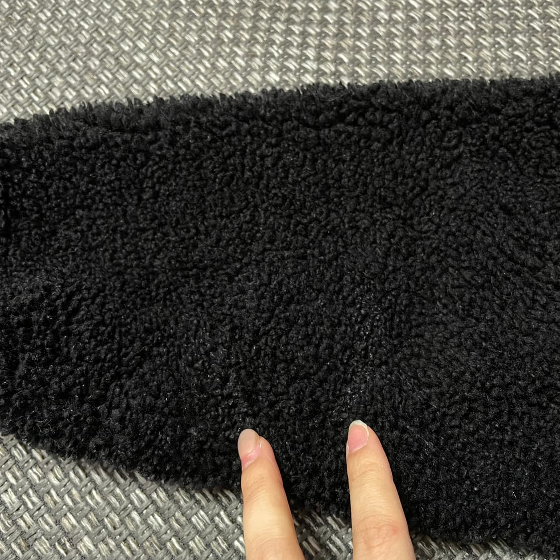 디스커버리 블랙 뽀글이 집업 자켓 90 상품이미지5