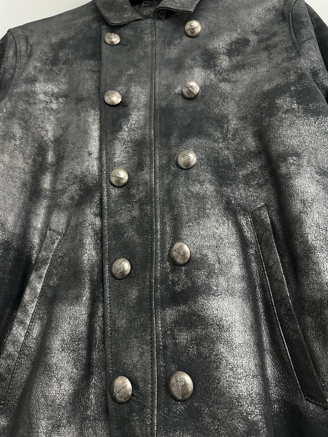 존바바토스 고트레더 럭스라인 더블브레스트 자켓 상품이미지6