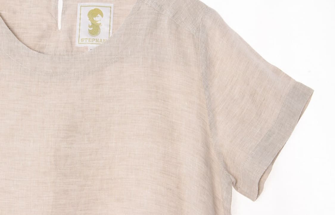 포켓 루즈 린넨 원피스 상품이미지3