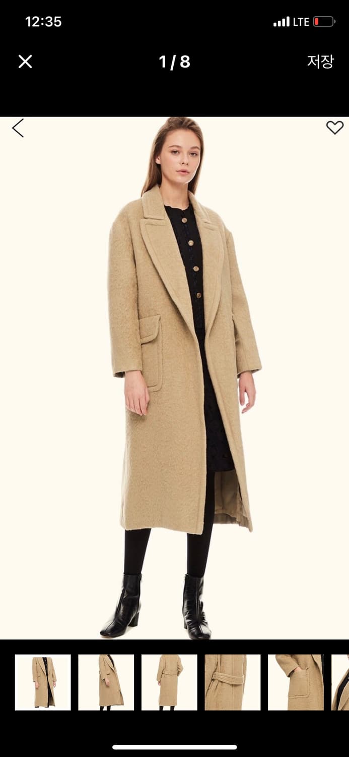 (새상품) LANVIN 랑방 알파카코트 상품이미지2