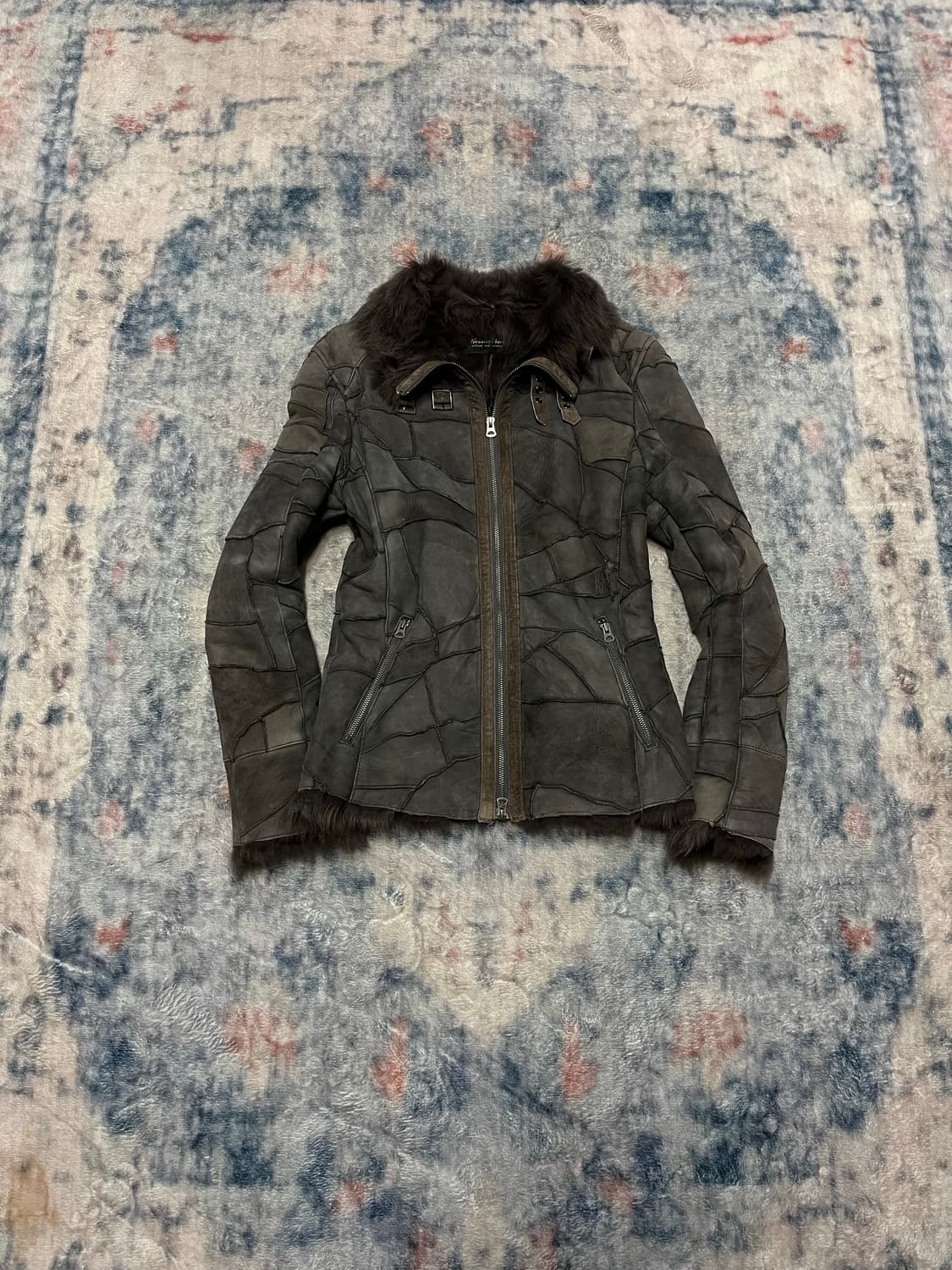 Tornado mart 00s patchwork trimming fur 상품이미지2