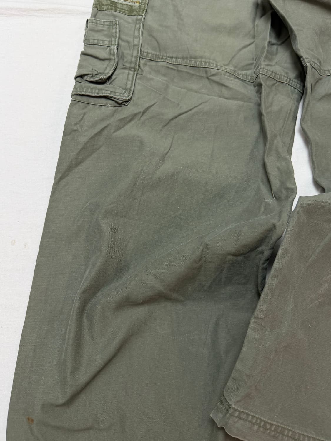 지스타 로우 멀티포켓 와이드 카고팬츠 카키 올리브 상품이미지5