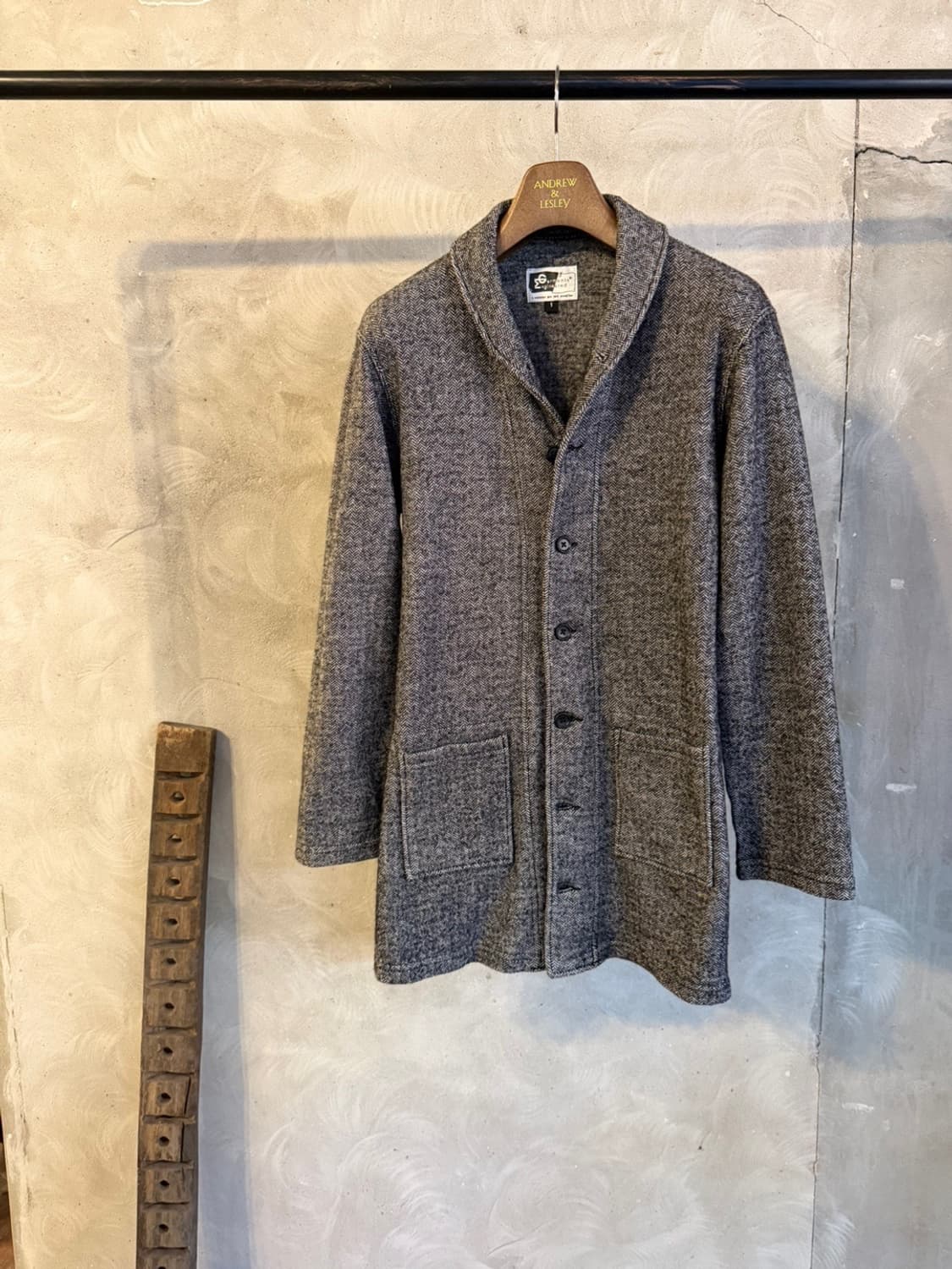 엔지니어드 가먼츠 트위드 코트 100 상품이미지7