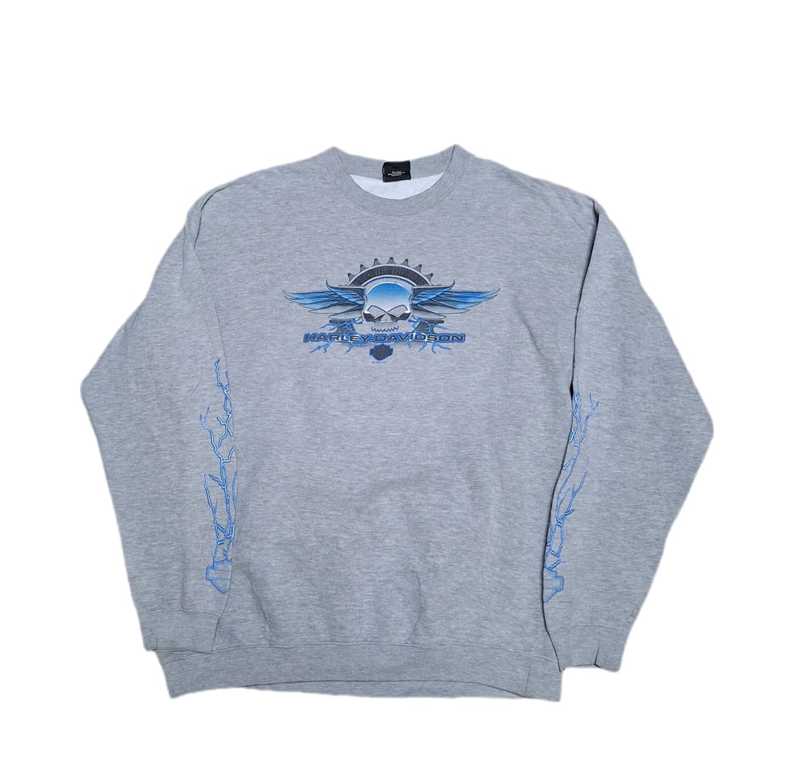 00s 할리데이비슨 feel the thunder 라이트닝 썬더 스웻 상품이미지1