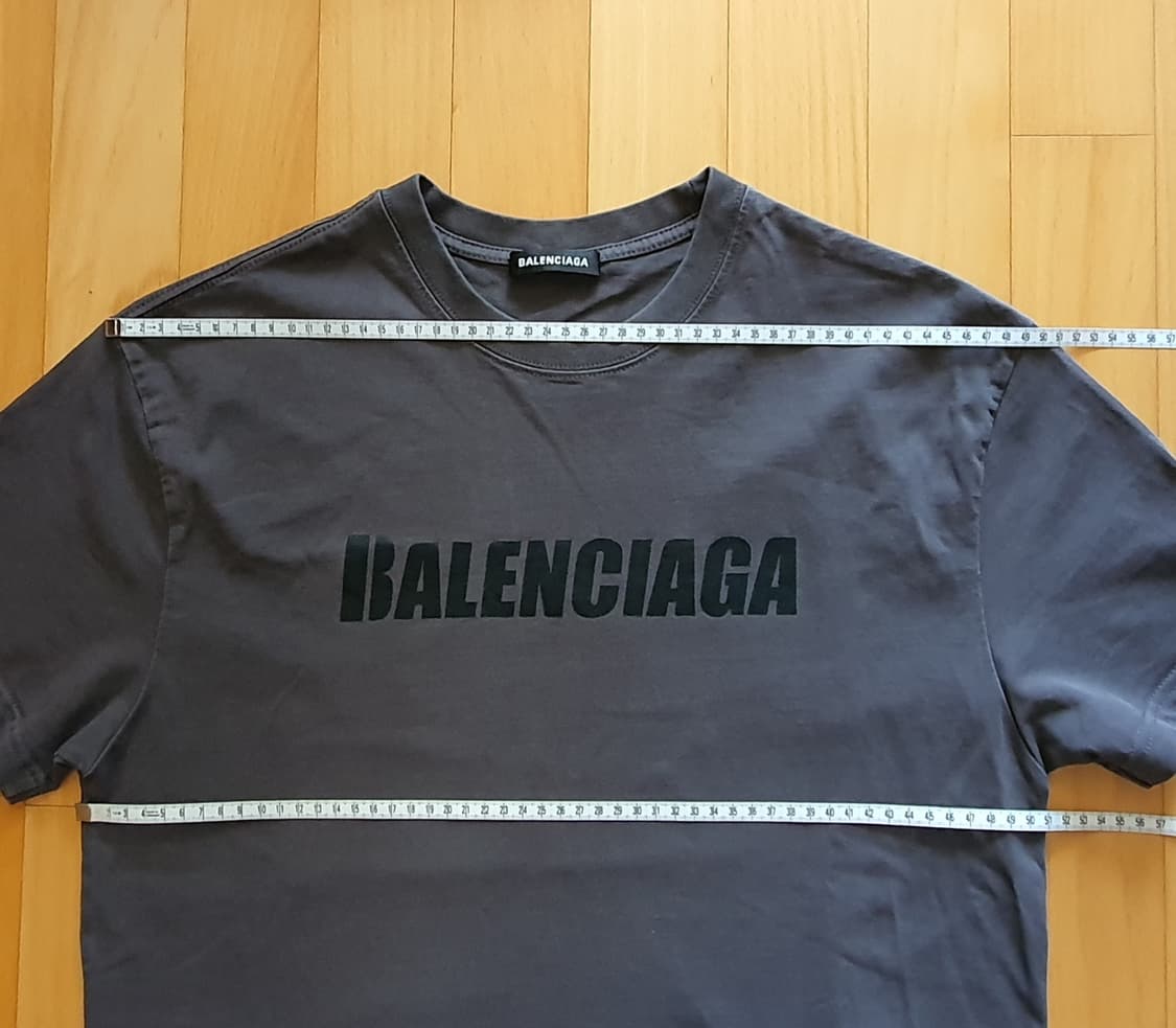발렌시아가 BALENCIAGA 로고 반팔티 S 써머 티셔츠 여름티 반팔  상품이미지5
