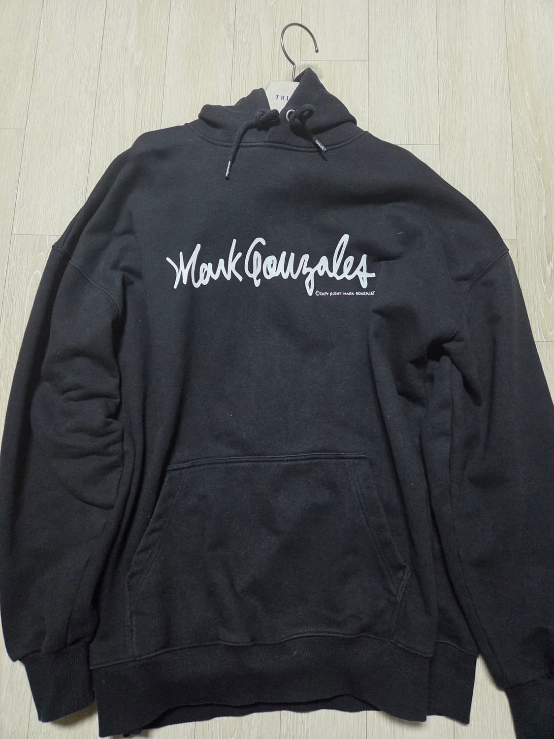 와릿이즌 SIGN LOGO HOOD BLACK 상품이미지1