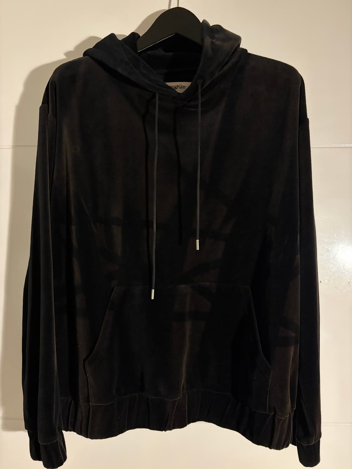 22SS 지용킴 벨벳 선페이드 후드티 상품이미지1