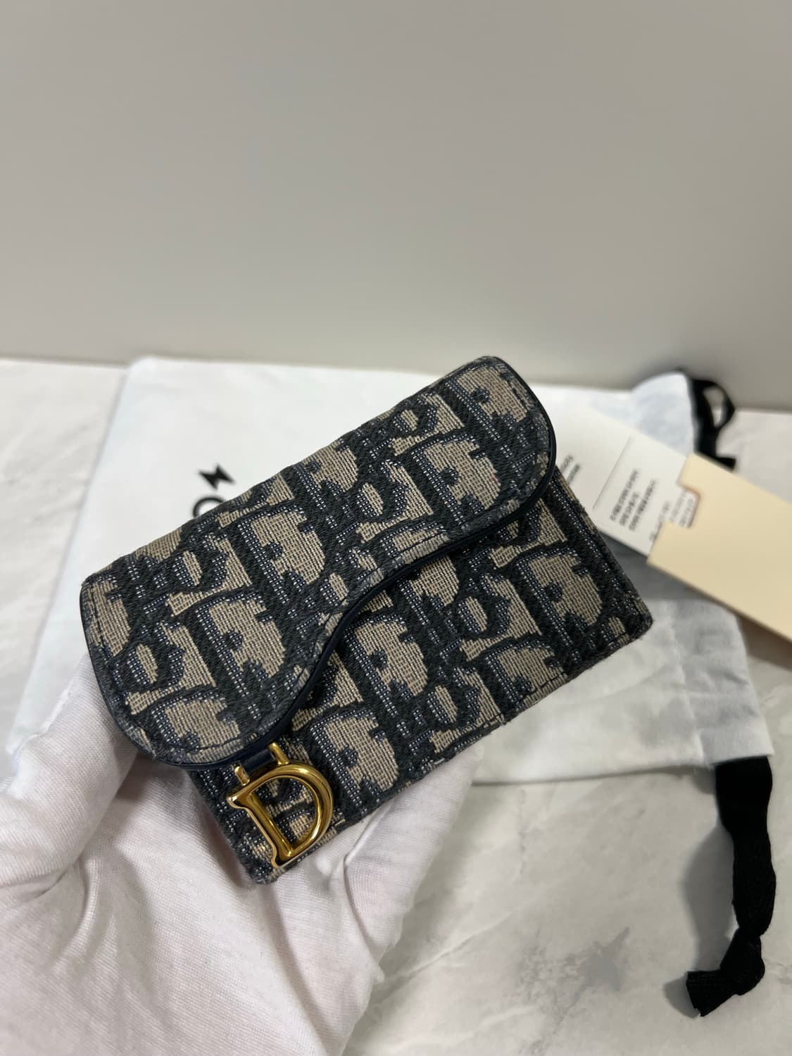 디올 오블리크 새들 카드지갑 상품이미지1