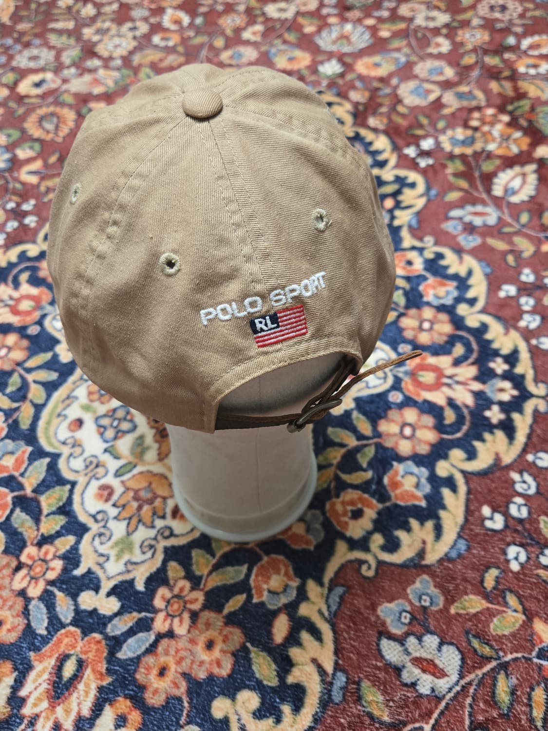 Polo Ralph Lauren 90s 폴로스포츠 빈티지 캡 레더스트랩 상품이미지4