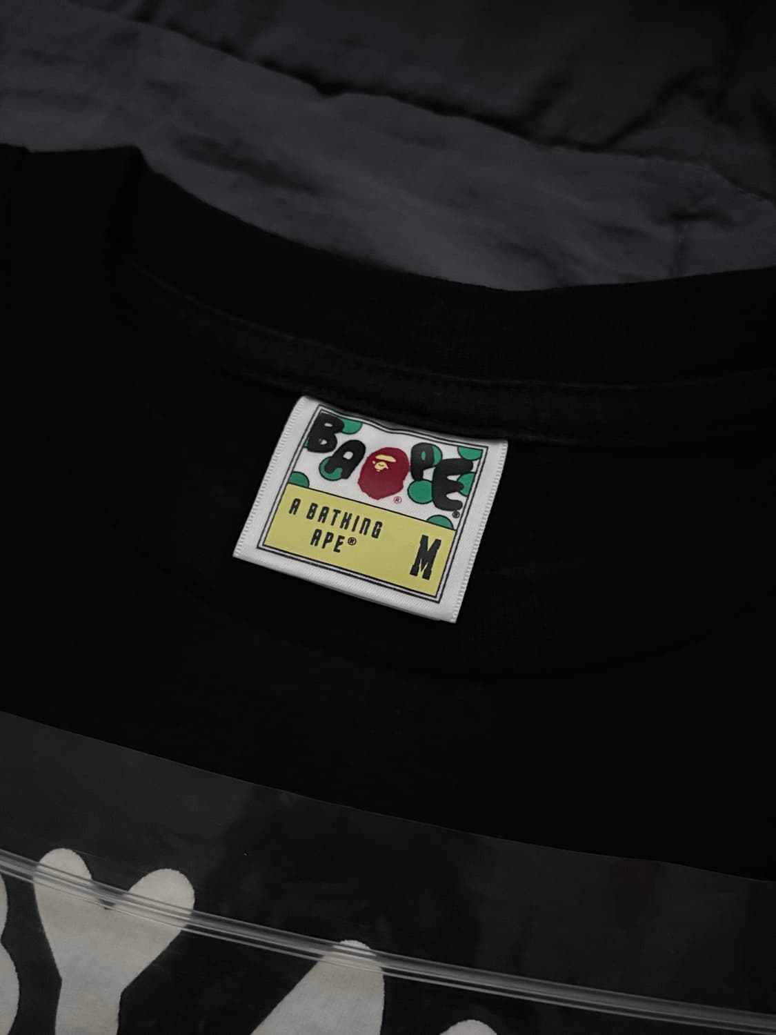 베이프 롱슬리브 블랙 그린 상품이미지3