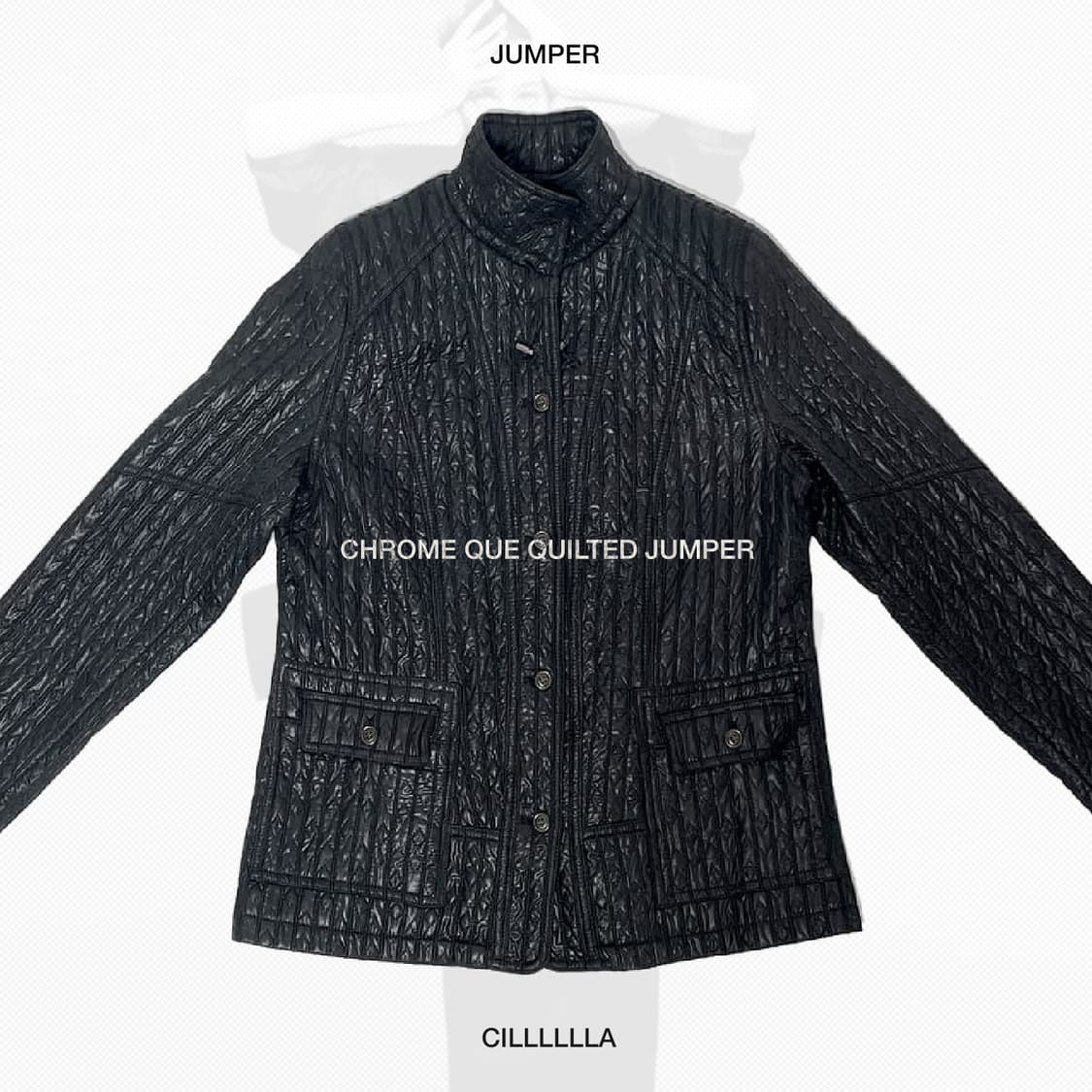 Chrome 크롬 퀼티드 자켓 상품이미지1