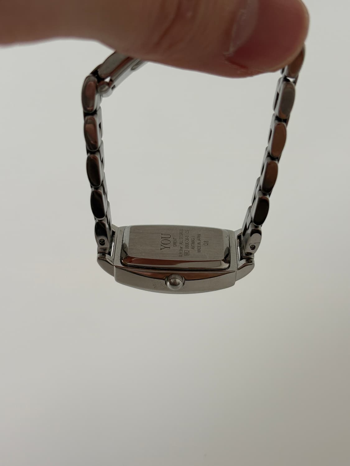 1990s YOU Silver Square Ladies Quartz 상품이미지9