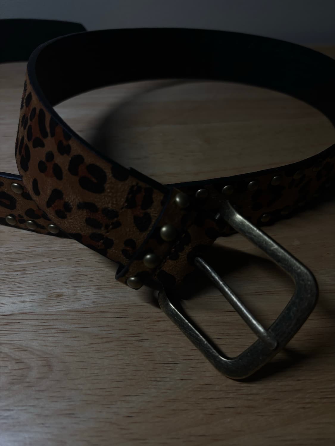 빈티지 레오파드 호피 벨트 상품이미지3