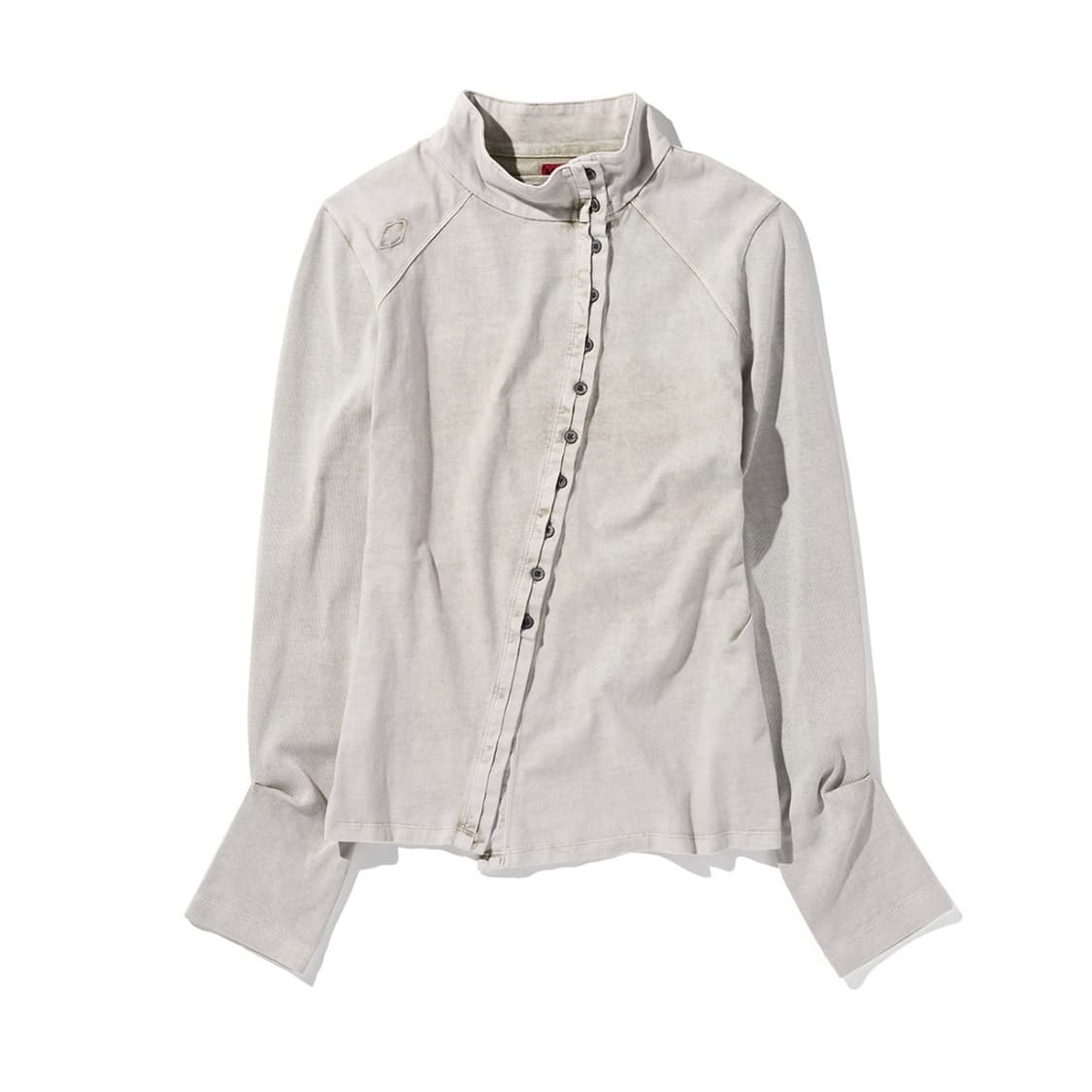 미스치프 WASHED JERSEY SHIRT_LIGHT BEIGE 상품이미지1