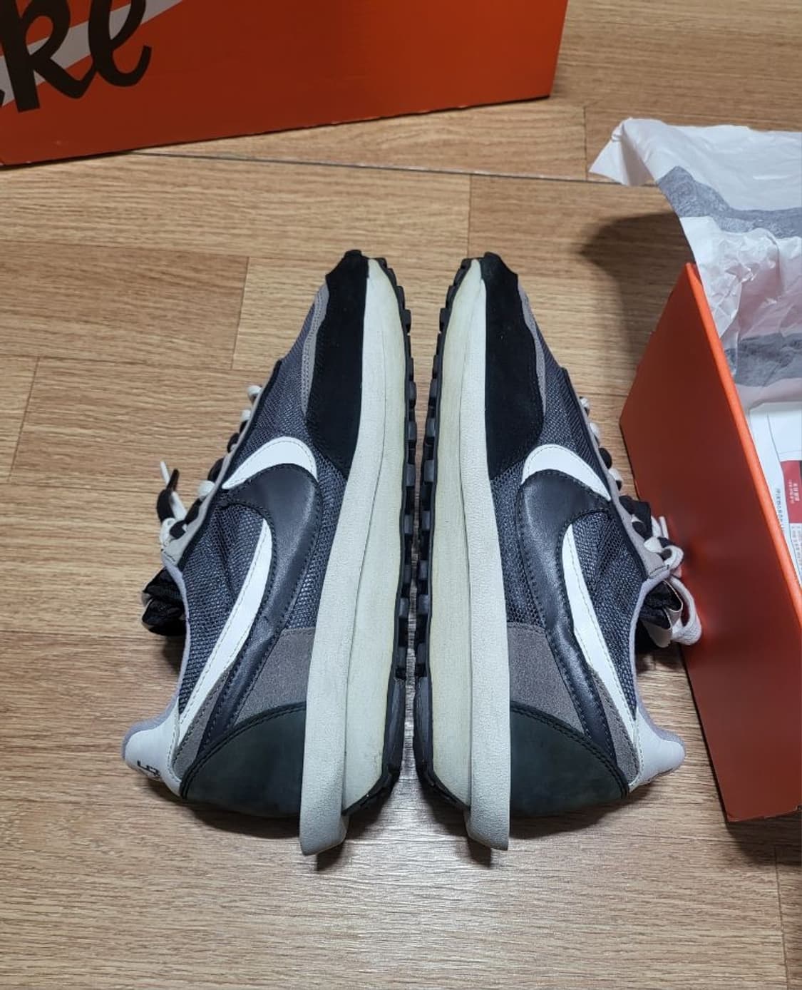 [295]나이키x사카이LD와플 블랙 상품이미지6