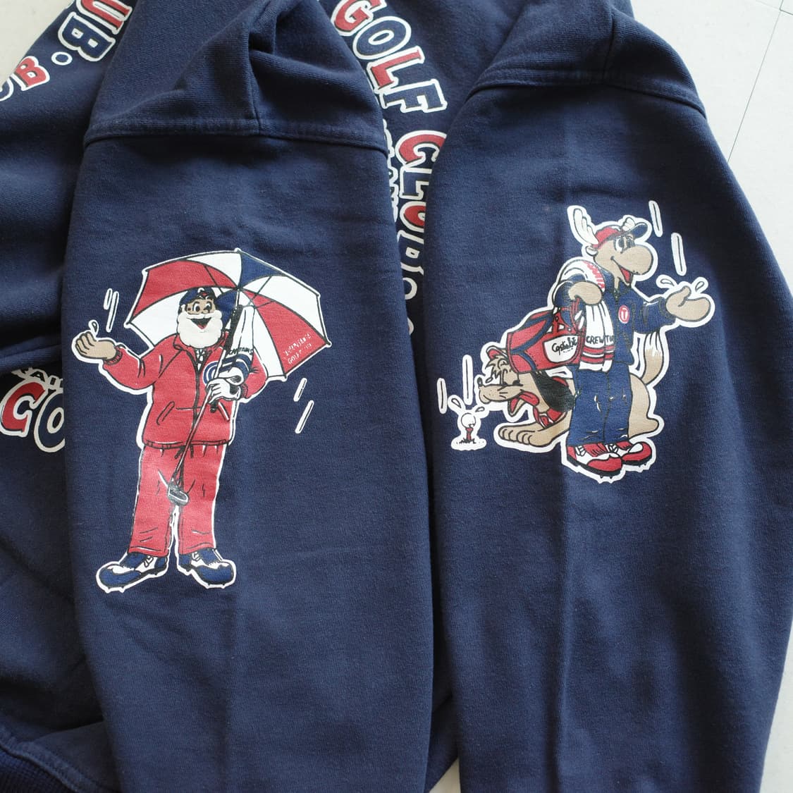 80s 캡틴산타 골프클럽 맨투맨 일본 생산제품 상품이미지9